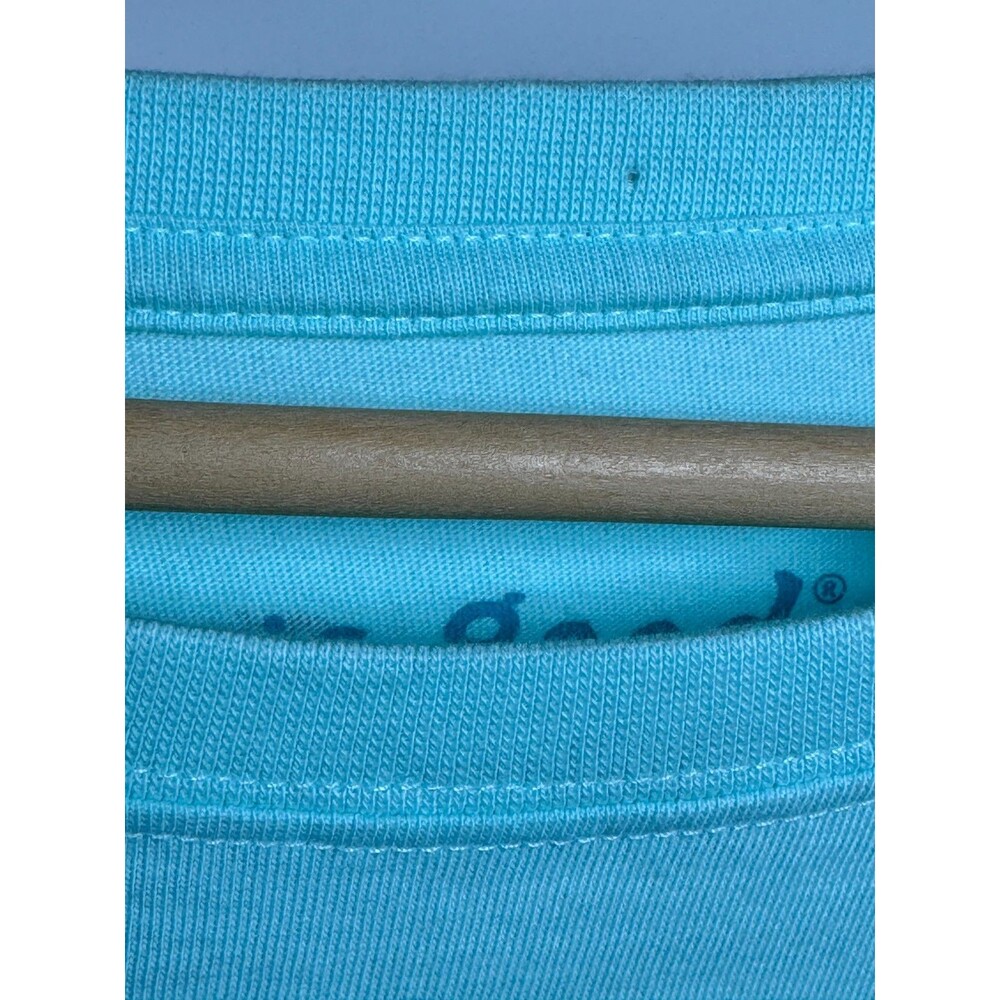 Life is Good Vintage T Shirt Womens‎ XXXL 3XL Aqua Blue Dancing Dogs Music Tee - Picture 12 of 12